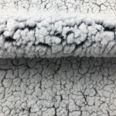 Tejido de chu de terciopelo impreso puro y duradero para prendas de invierno 100% poliéster