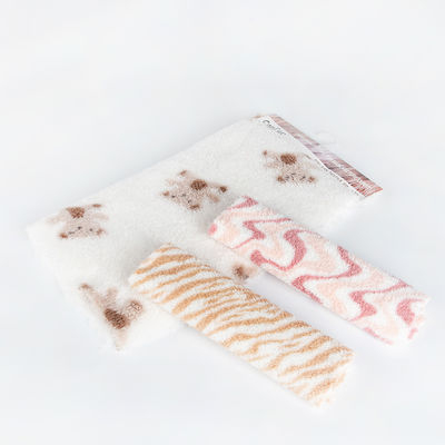 Tejido suave 100% de poliéster Jacquard Sherpa de lana para ropa de invierno Diseño de punto