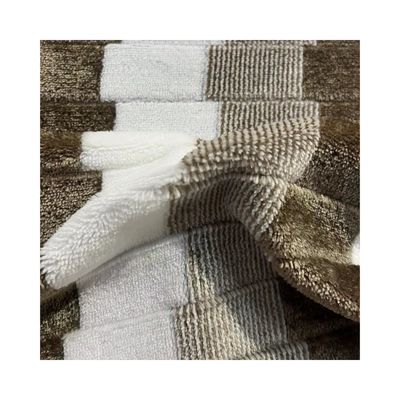Tejido de lana de poliéster de jacquard trenzado La mejor opción para prendas de moda