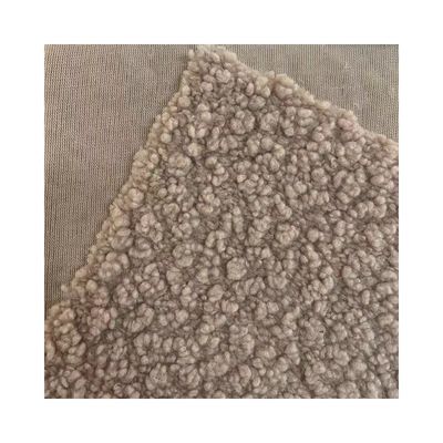 Tejido de lana de peluche de tejido de punto suave y duradero para el hogar