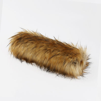 Descripción de la cuello de piel de mapache para el capó