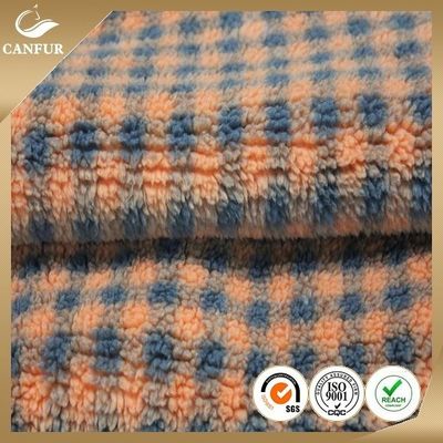 Experimenta la suavidad y el calor de 160 cm de ancho 100% de poliéster de sherpa tela de lana