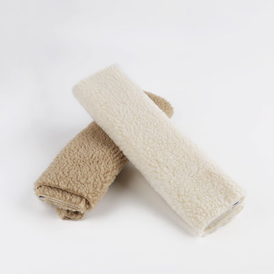 Tejido de punto 100% poliéster denim Sherpa para revestimiento suave e aislante