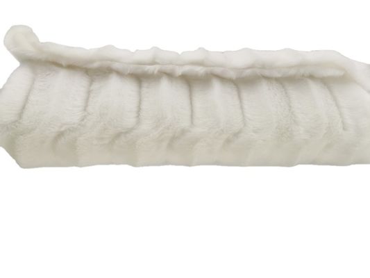 Tejido de peluche para prendas de vestir y colchas de 500 metros Fabricación en 100% poliéster de punto PV
