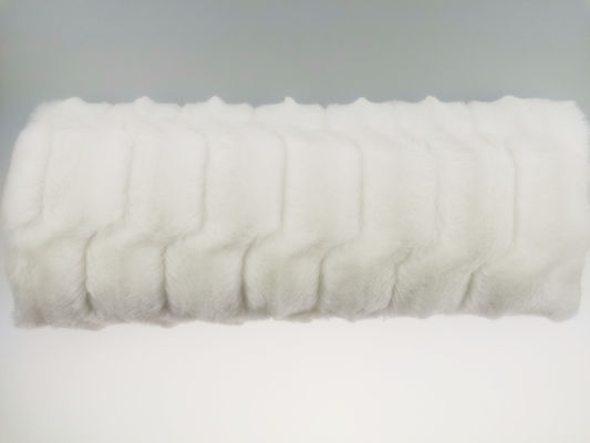 Tejido de peluche para prendas de vestir y colchas de 500 metros Fabricación en 100% poliéster de punto PV