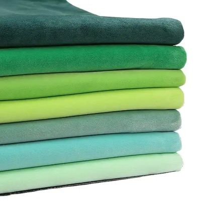 150d*144f Tejido de tricotado de doble cara cepillado de micro fleece de fleece polar para chaqueta