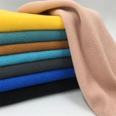150d*144f Tejido de lana polar micro para chaquetas Revestimiento 100% poliéster 155cm de ancho