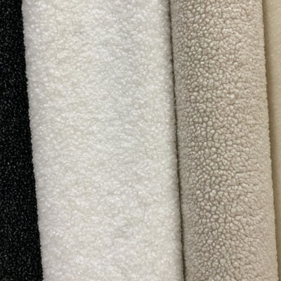 Tejido de piel rizada artificial 100% poliéster para prendas de cualquier color