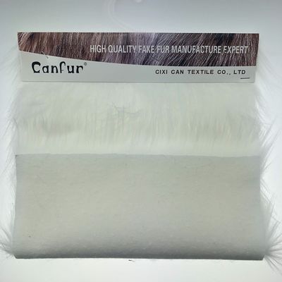 Tejido de piel falsa con material de espalda 100% poliéster