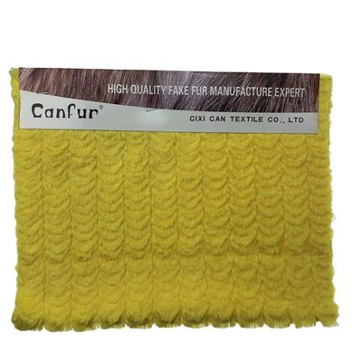 Alta Durabilidad Brush de baja pila de tejido de plumaje PV flor para prendas de vestir o juguetes