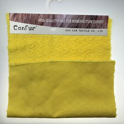 Alta Durabilidad Brush de baja pila de tejido de plumaje PV flor para prendas de vestir o juguetes