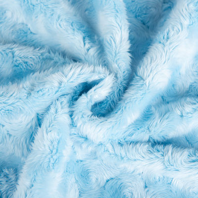 Tejido fotovoltaico de colorante de corbata con patrón de peluche para alfombras de poliéster al 100%, juguetes, prendas de vestir y esteras para mascotas