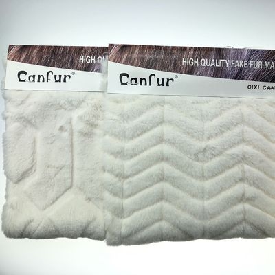 Impreso de piel de conejo cortado de peluche 1000 metros 15-25 días Entrega 58/60 "Ancho de CANFUR CN