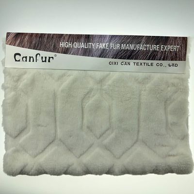 Impreso de piel de conejo cortado de peluche 1000 metros 15-25 días Entrega 58/60 "Ancho de CANFUR CN