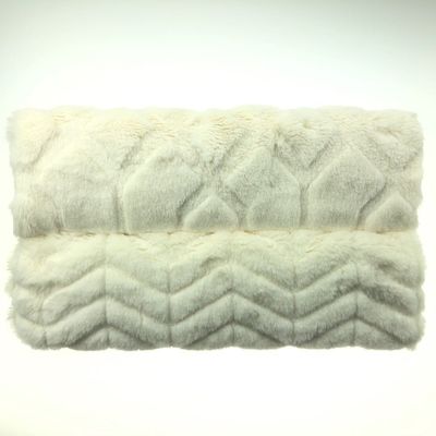 Impreso de piel de conejo cortado de peluche 1000 metros 15-25 días Entrega 58/60 "Ancho de CANFUR CN