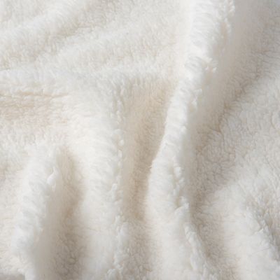 Tejido de revestimiento de poliéster Sherpa para abrigo de invierno revestimiento de chaqueta 300-500 g/m Ancho 58/60