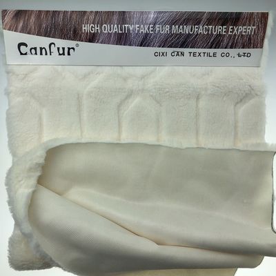 Impreso de piel de conejo cortado de peluche 1000 metros 15-25 días Entrega 58/60 "Ancho de CANFUR CN