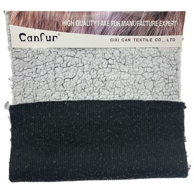 Tejido de chu de terciopelo impreso puro y duradero para prendas de invierno 100% poliéster