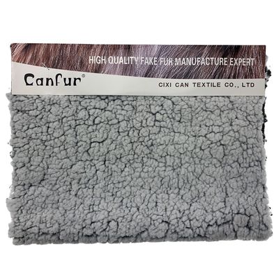 Tejido de chu de terciopelo impreso puro y duradero para prendas de invierno 100% poliéster