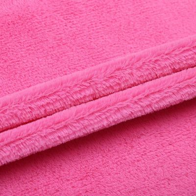 Tejido Plush PV de punto de peso medio 260GSM para la fabricación de revestimientos de juguetes y prendas de vestir