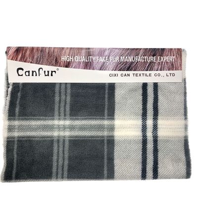 Tejido de ropa de peluche 100% poliéster tejido de franela de punto para manta