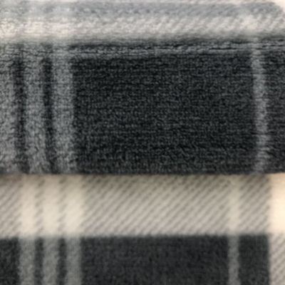Tejido de ropa de peluche 100% poliéster tejido de franela de punto para manta