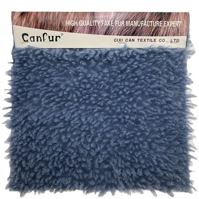 Material delantero 100% poliéster tela de piel falsa de pila larga para prendas acogedoras y con estilo