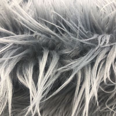 Tejido de piel falsa de pila larga de lujo a medida con peso de 1200 g/m