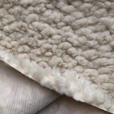 Tejido de poliéster 100% Tricotado 320gm 58/60 "Ancho Seco rápido para tejido Sherpa