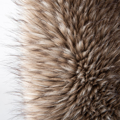 Material de fachada 100% acrílico de pelo largo animal artificial de piel falsa para prendas de vestir