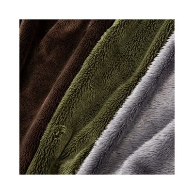 Tejido de piel corta de lana de sherpa 100% poliéster suave para abrigo de juguete personalizable