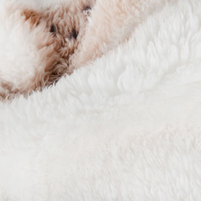 Tejido de peluche de peluche suave y acogedor Impresión de lana para niños Usar poliéster 100% personalizado