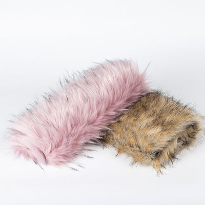 Tip Dye Murmasky Fluffy Long Pile Falso Tejido de Piel de Cucaracha para Ropa Densidad
