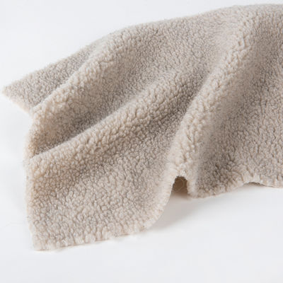 Fabricación de tejidos de lana de peluche