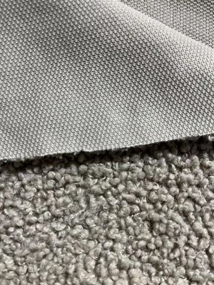 Tejido suave y versátil 100% poliéster de color sólido de tejido de lana de peluche de punto para prendas de vestir