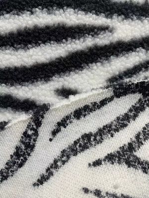 Tejido de peluche impreso a medida Caliente 100% poliéster Tricotado para abrigo y juguete Ancho 58/60