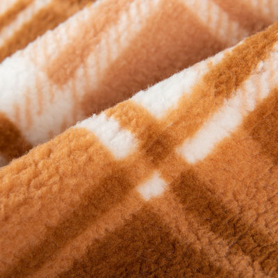 Tejido de lana de sherpa textil 100% de poliéster para prendas de vestir