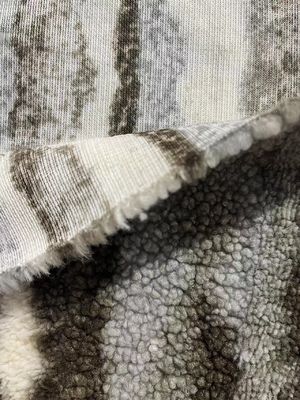 Tejido de lana de sherpa 100% de poliéster de 58/60" de ancho para decoración del hogar personalizada