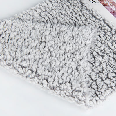 Tejido de tejido de poliéster 100% de lana suave de peluche Shu veludo para textiles domésticos