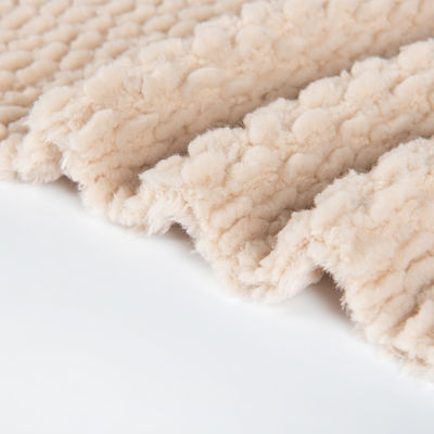 Tejido de lana Sherpa de doble cara de estilo sencillo para prendas de vestir y mantas 58/60" de ancho