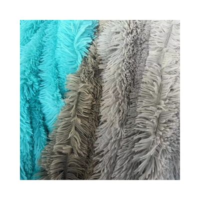 Tejido de juguete de peluche con material de fondo 100% poliéster y textura duradera