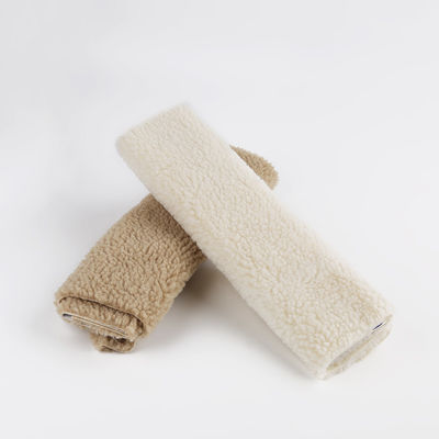 100% de poliéster Micro Polar Sheepskin Sherpa Coat de lana con material resistente a las lágrimas