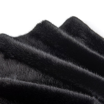 Ropa de vestir camisa debe tener alto peso piel artificial de zorro Tejido de tejido de punto