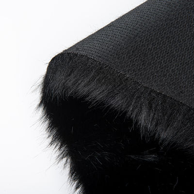 Ropa de vestir camisa debe tener alto peso piel artificial de zorro Tejido de tejido de punto