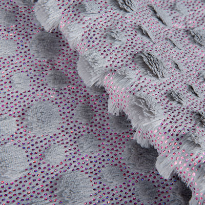 Sequins Brillante Tejido Chuck Plush Perfecto para ropa de salón ropa y textiles para el hogar