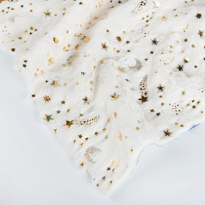 Sequins Brillante Tejido Chuck Plush Perfecto para ropa de salón ropa y textiles para el hogar