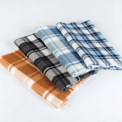 Impreso 100% de poliéster textil tela de lana de sherpa para prendas de vestir en el estilo TWILL