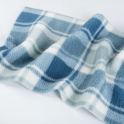 Impreso 100% de poliéster textil tela de lana de sherpa para prendas de vestir en el estilo TWILL
