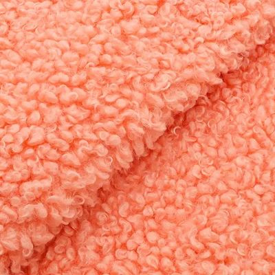 Abrigos para mujeres 300GSM Teddy Fleece Tejido con concha blanda Color personalizado 100% poliéster Muestras gratuitas