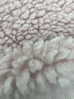 Tejido suave y cálido de poliéster sherpa para ropa de invierno
